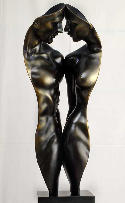 Gaylord Ho - We Two Bronze Sculpture
